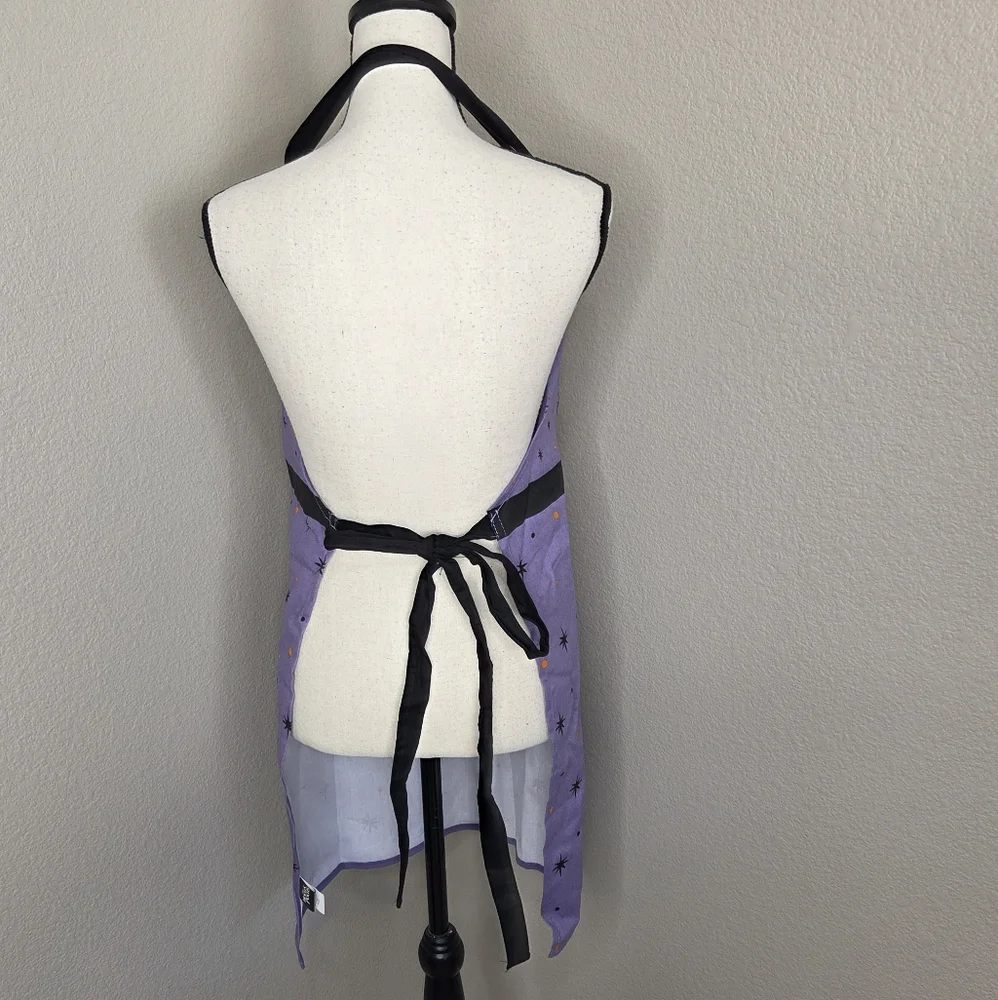 Disney Hocus Pocus Purple Halloween Witch Kitchen Apron